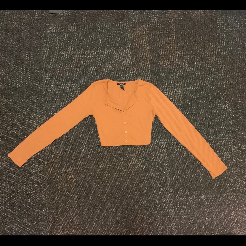 Long Sleeve Button Top